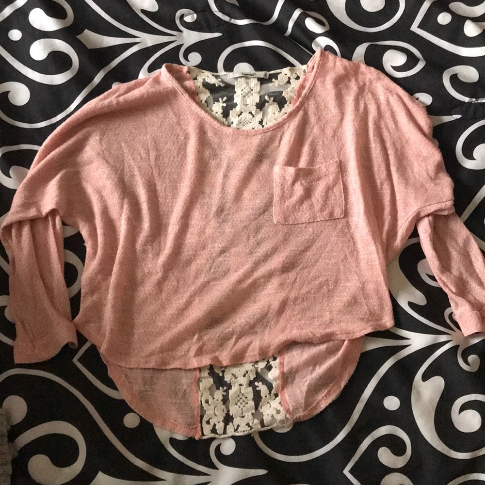 Blush pink top